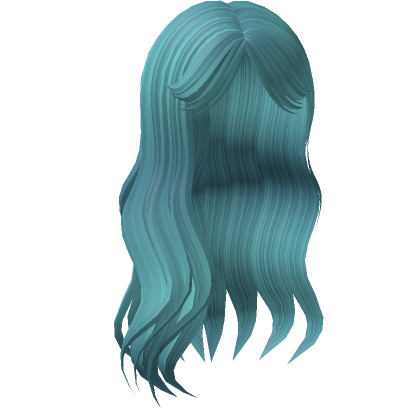 Blue Wavy Girl Hair - Roblox