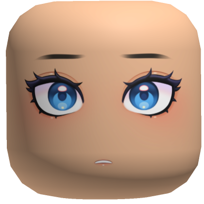 Pretty Blue Eyes Surprised Face | Roblox Item - Rolimon's
