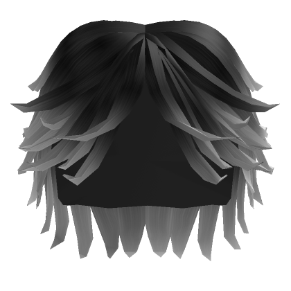 Black Emo & Messy Detailed Hair's Code & Price - RblxTrade