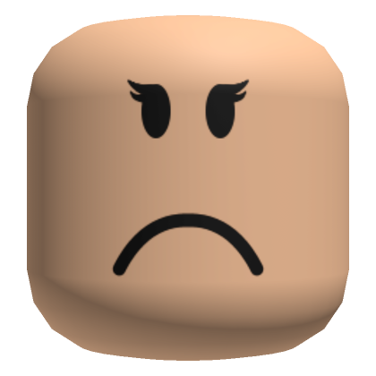Classic Girl Sad Face | Roblox Item - Rolimon's
