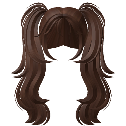 Glam Curly Pigtails w/ Middle Part | Roblox Item - Rolimon's
