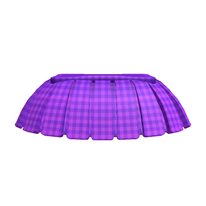 Roblox Item Mini Tennis Skirt Plaid - Purple
