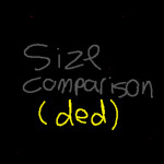 size comparison (dead)