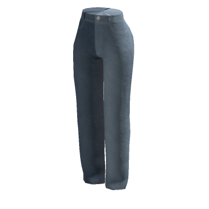 Flared / forbidden black-grey pants