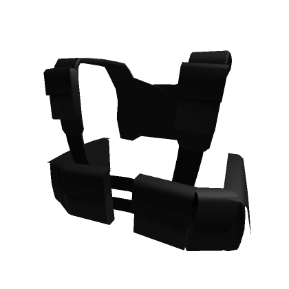 Roblox Item  Black Military Tactical Chest Rig
