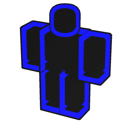 1.0) Blue Double Outline Full Avatar - Roblox