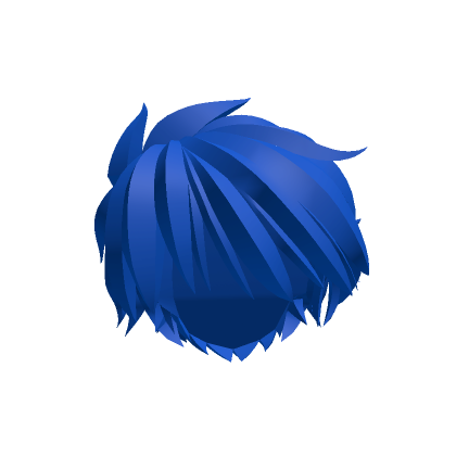 Blue Scene Anime Hair - Roblox