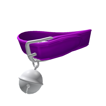 Roblox Item (3.0) Purple Oversized Bell Collar
