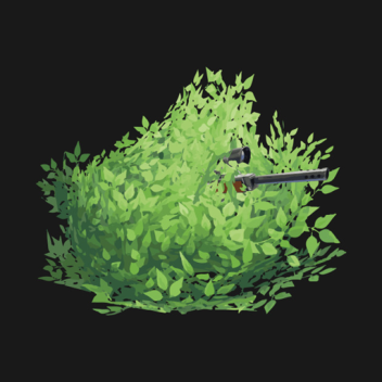 Hide in a bush