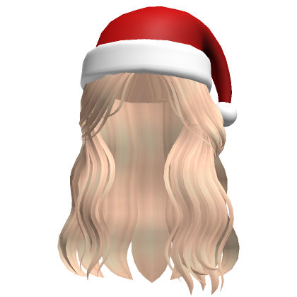 Christmas Wavy Brown Hair - Roblox