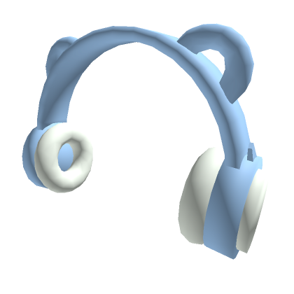 Blue Clockwork Headphones - Roblox