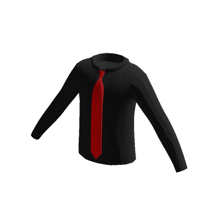 Black Shirt Red Tie | Roblox Item - Rolimon'S