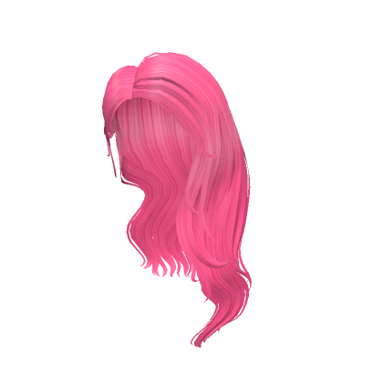 Roblox Item Lovely Breezy Hair - Hot Pink