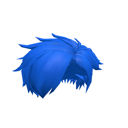 Roblox Item Blue Anime Hair