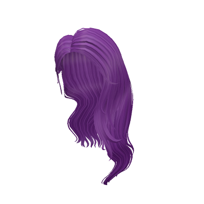Roblox Item Lovely Breezy Hair - Dark Purple