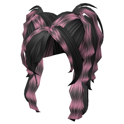Pink Emo Messy Raccoon Hair's Code & Price - RblxTrade