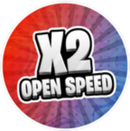 x2 Open Speed - Roblox