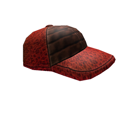 Roblox Item Red Gatorskin Cap