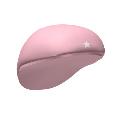 Roblox Item Star Beret in Pink