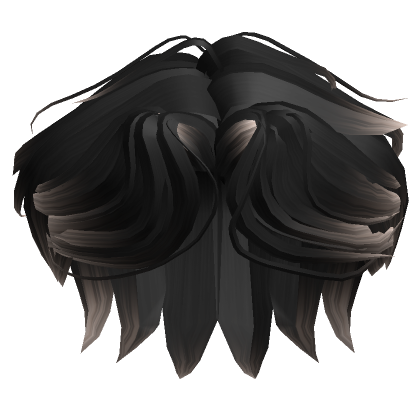 Roblox Item Parted Stylish Hair in Black&Blonde