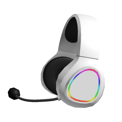 White Gamer Headphones  Roblox Item - Rolimon's