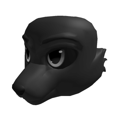 Jet Black Fennec Fox Head | Roblox Item - Rolimon's