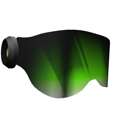 Dark Visor Head (Green)  Roblox Item - Rolimon's