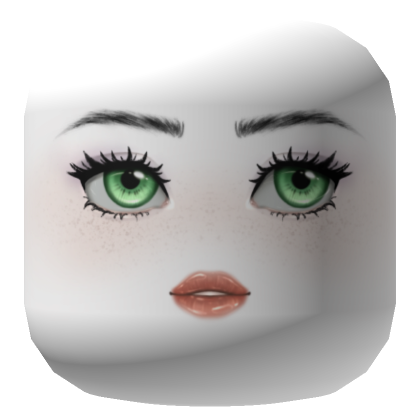 Cute Green Eyes Mask w/Freckles | Roblox Item - Rolimon's