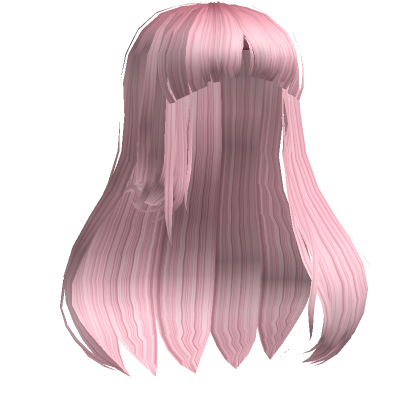 Pink Wispy Layered Hair  Roblox Item - Rolimon's