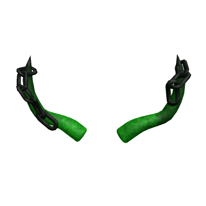 Roblox Item Green Chain Horns