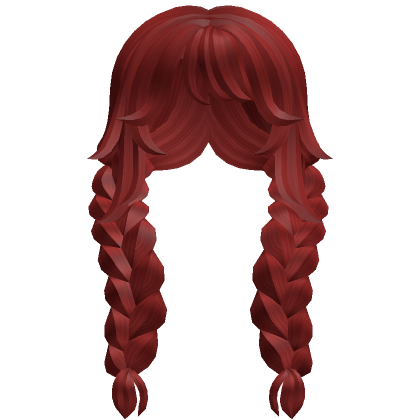 Preppy Girl Hair (Red)'s Code & Price - RblxTrade