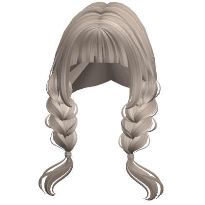 Blonde Braided Hair - Roblox