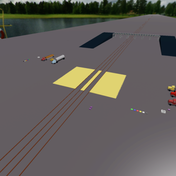 Train vs Trucks Crash into the Tracks Car