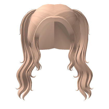 Long wavy pigtails in Blonde | Roblox Item - Rolimon's