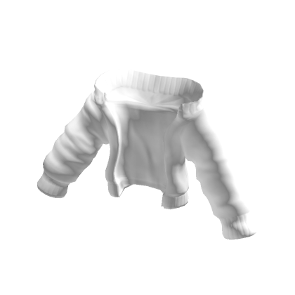 White Oversized Off Shoulder Jacket | Roblox Item - Rolimon's