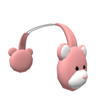 Roblox Item Cute Bear Headphones