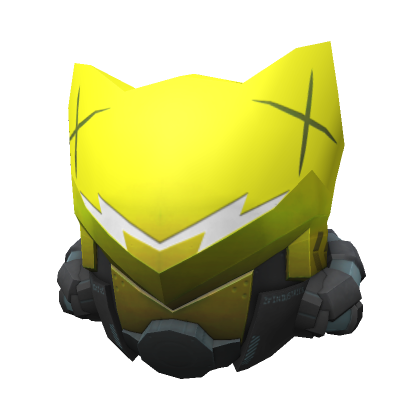 Roblox Item YELLOW - Mech Armored Helmet