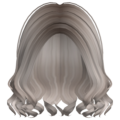 Long Luscious Popular Preppy Hair (Black White) - Roblox