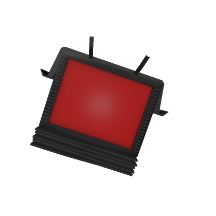 Roblox Item TV Upgraded Left Red