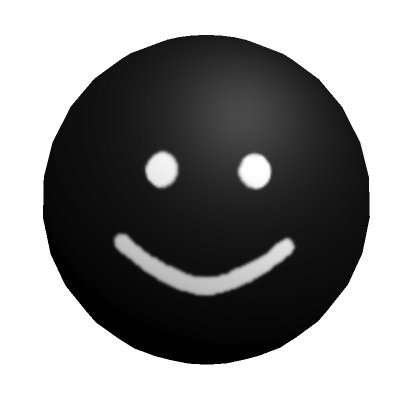 Smily Sphere (Black) | Roblox Item - Rolimon's