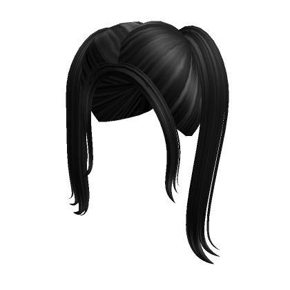 black pigtails | Roblox Item - Rolimon's