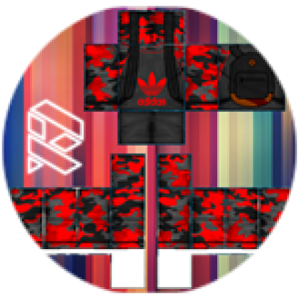 Roblox red adidas hotsell hoodie