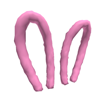 Roblox Item Fluffy Pink Bunny Ears