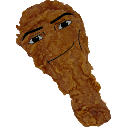 ⏳ Chicken Leg Backpack With Man Face | Roblox Item - Rolimon's