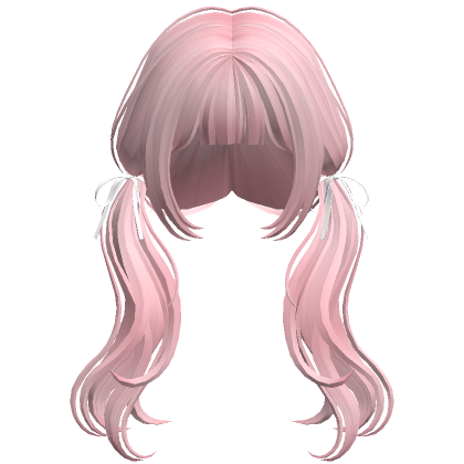 Pretty Long Pink Girl - Roblox Girls Hair Codes Transparent PNG - 420x420 -  Free Download on NicePNG