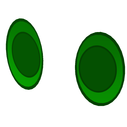 Roblox Item Mini Cartoon Eyes - Green
