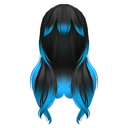 Black Blue Hair  Roblox Item - Rolimon's