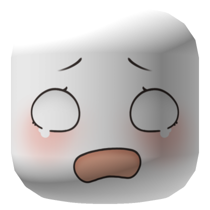 Kawaii Sad Face (3D)  Roblox Item - Rolimon's