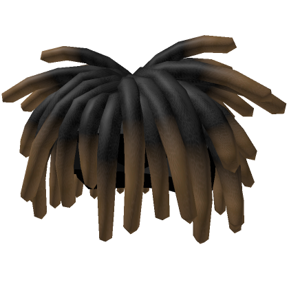 Brown Long Messy Dreads Roblox   Png