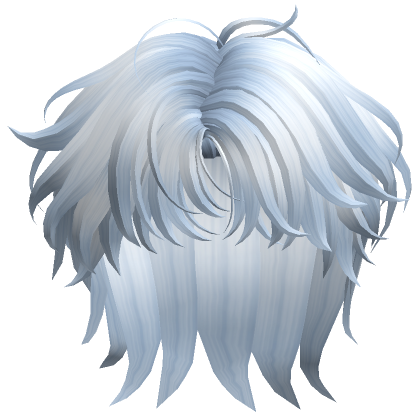Roblox Item Middle Part Hair(Sky Blue)